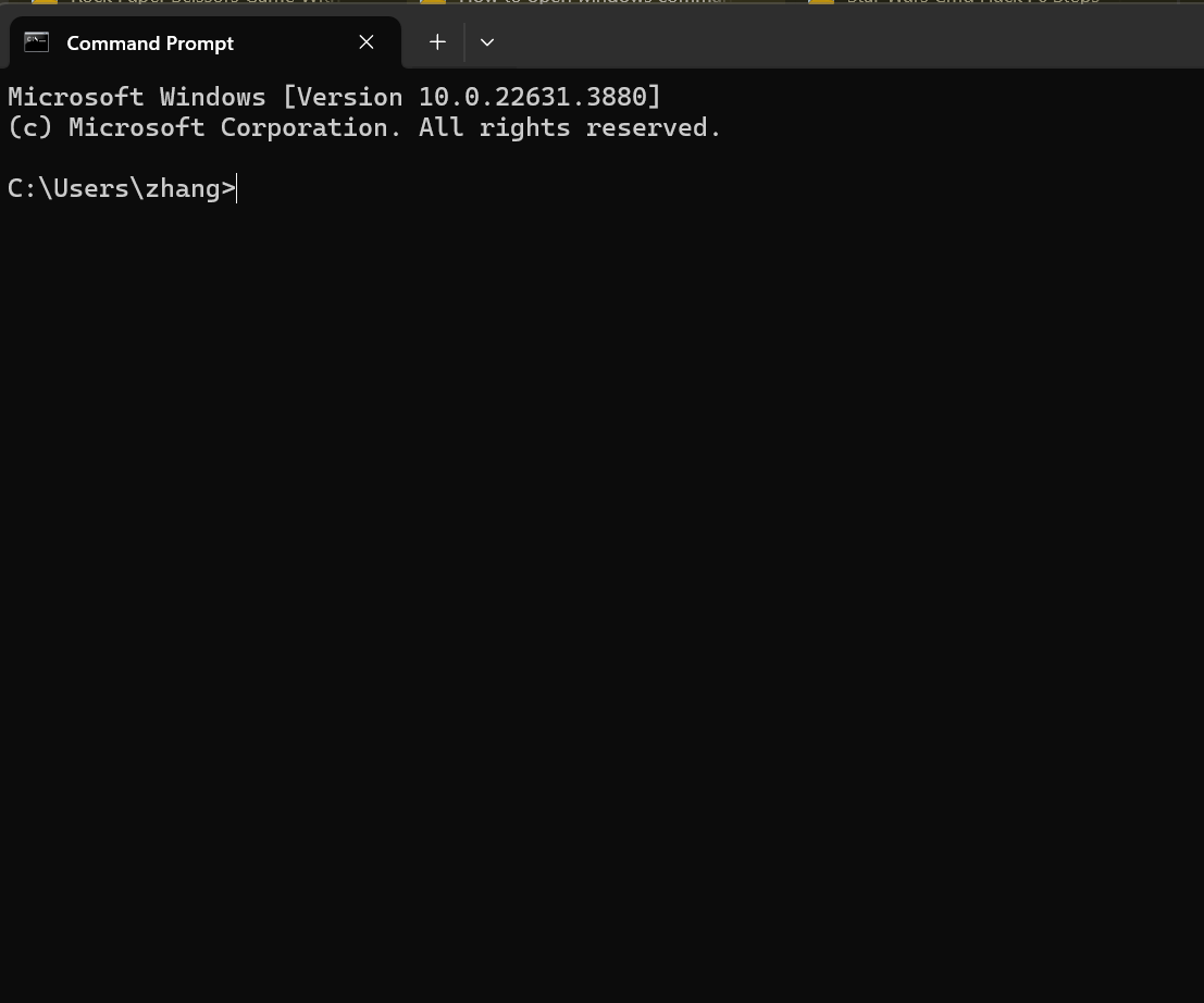 How to Open Windows Command Prompt