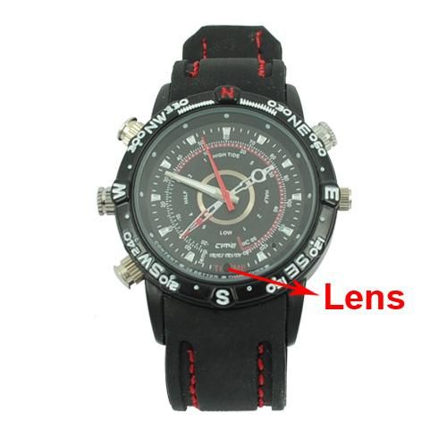 4GB HD Waterproof Spy Watch Camera 1280 X 960 30 Fps