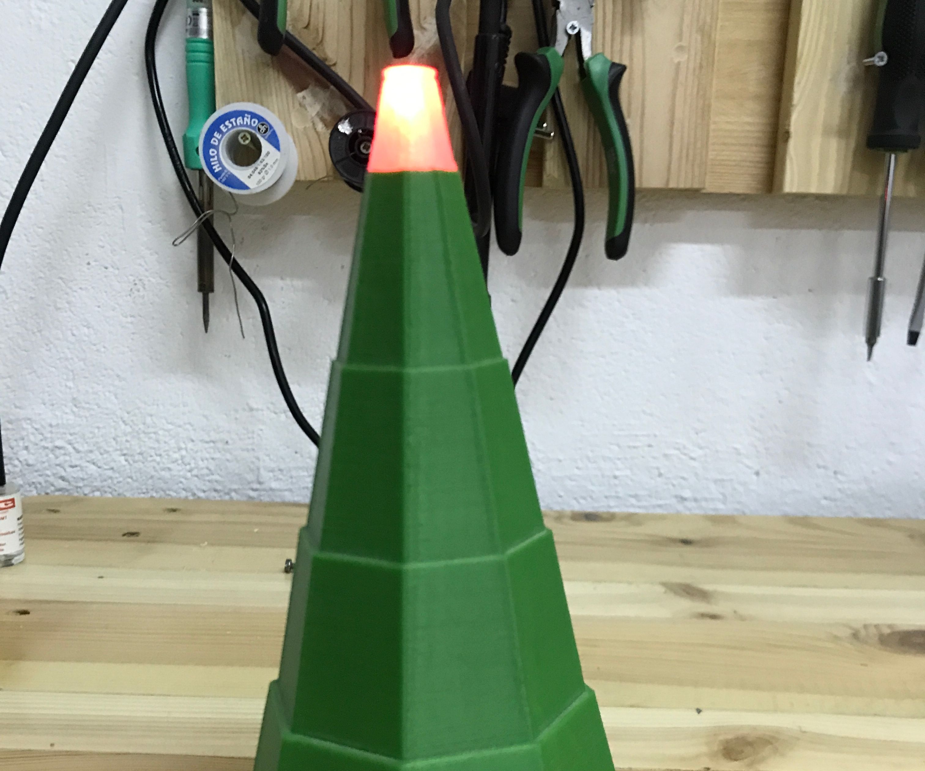 3D Printed LED Christmas Tree 