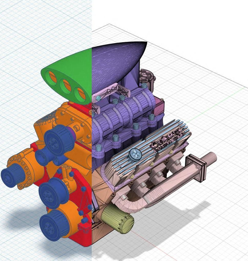 Motor Shelby Mustang 1/24