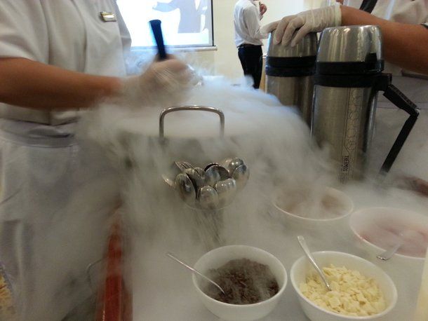 Liquid Nitrogen Ice Cream!