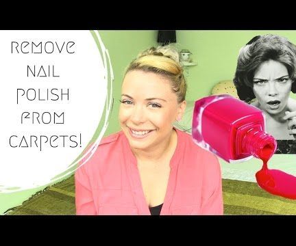 How to Remove Nail Varnish From Carpets and Hard Flooring