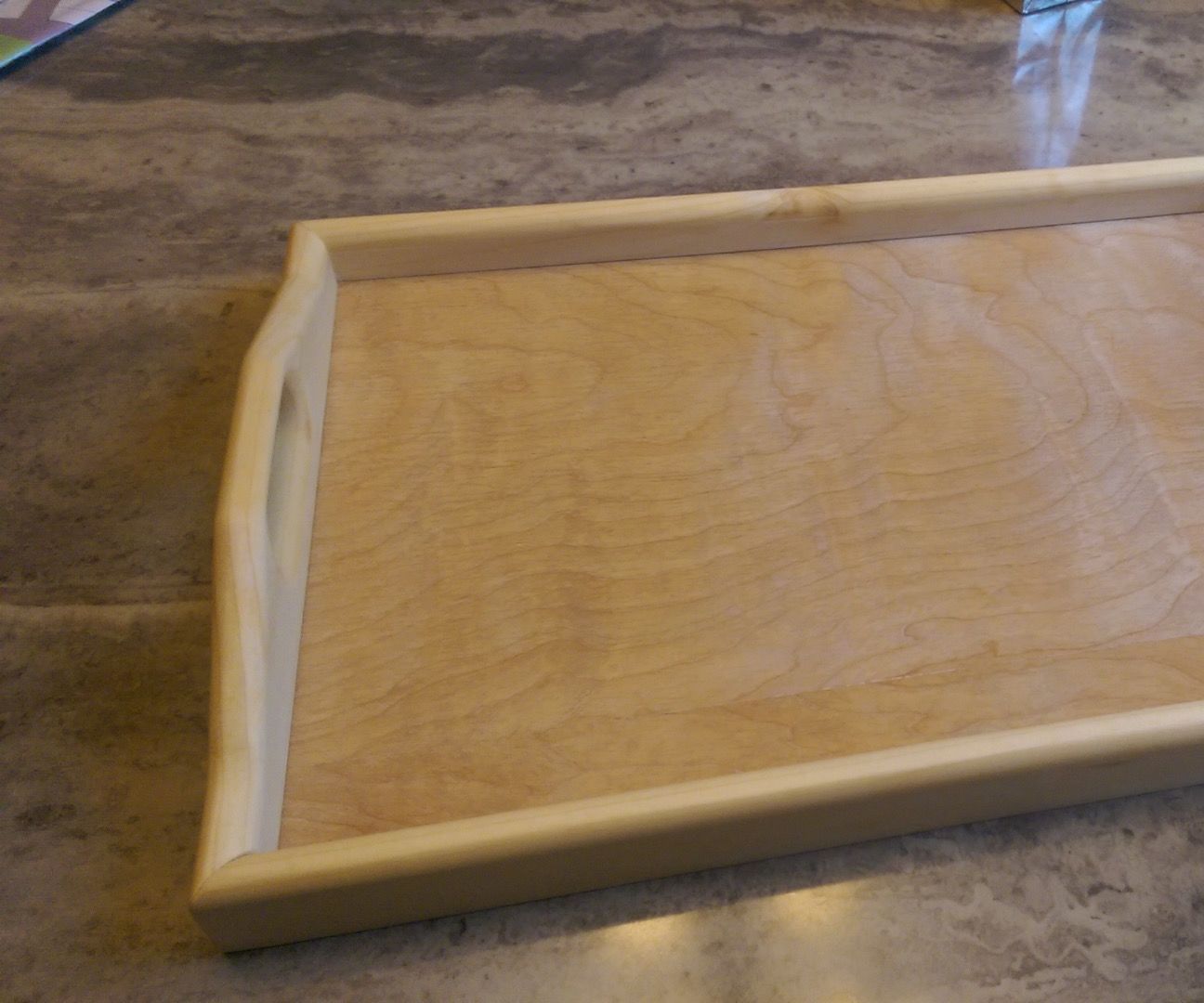 Homemade Wooden Serving Tray
