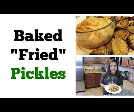 Baked Fried Pickles - Game Day Favorite 