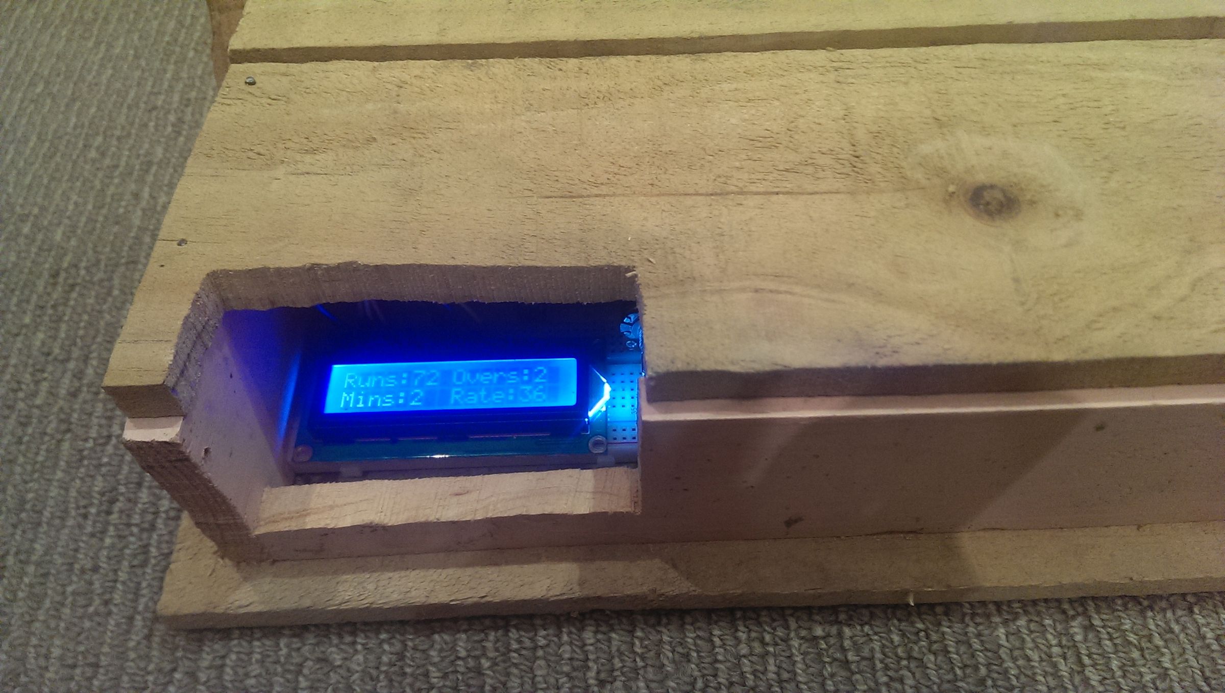 Arduino Backyard Cricket Scorer