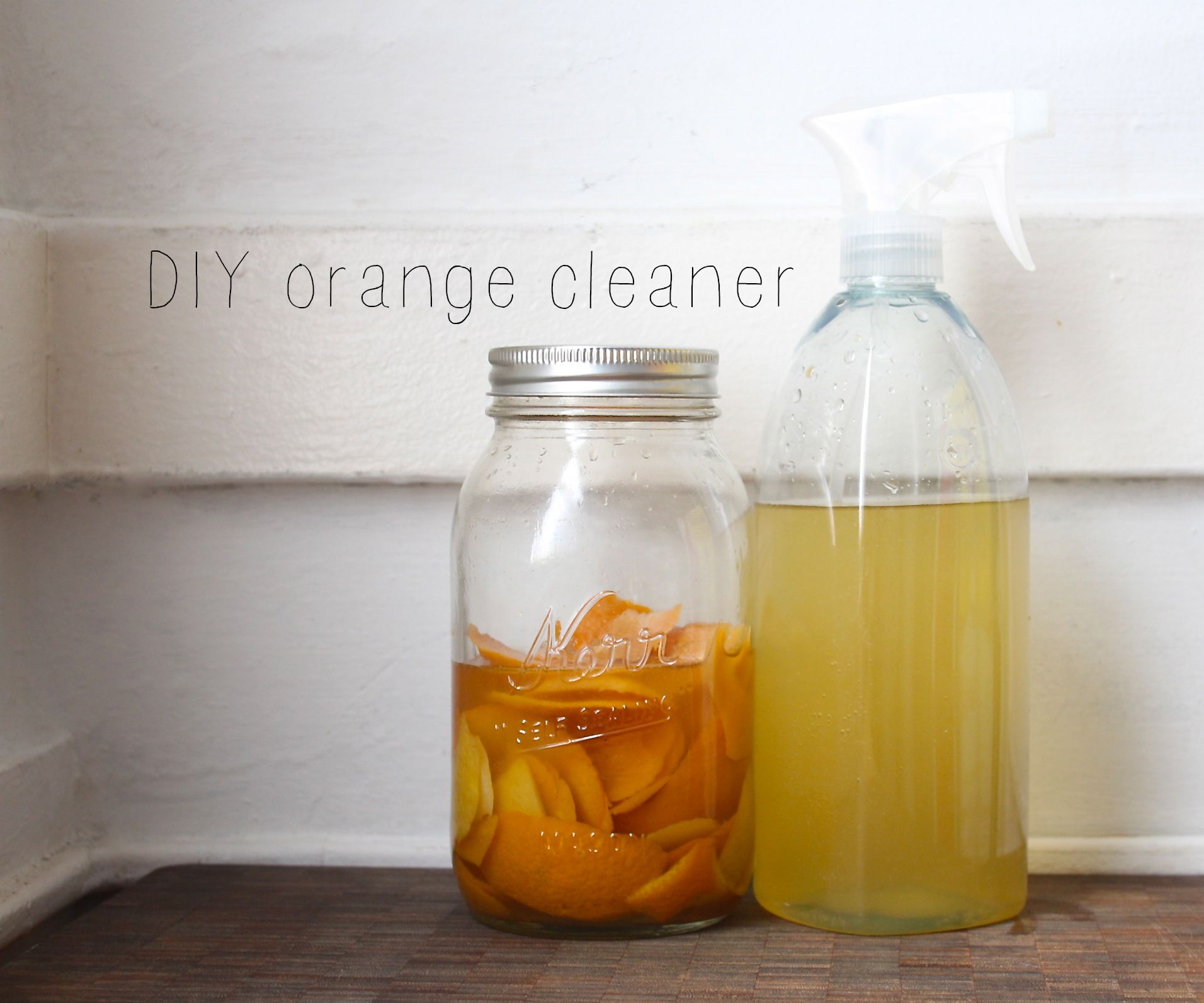 Homemade Orange Cleaner