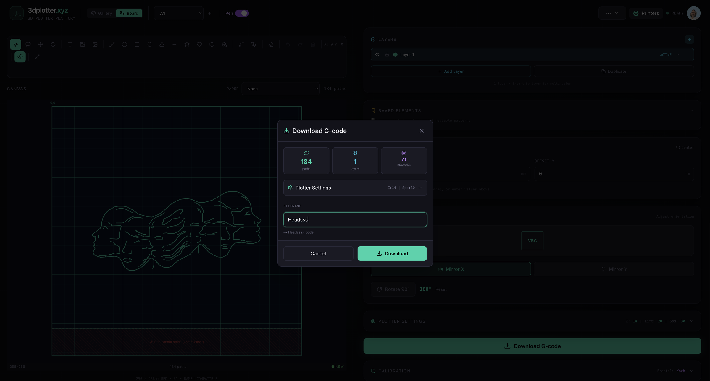 Turn Your Bambu Lab A1 Into a Pen Plotter in 30 Minutes (No Mods ...