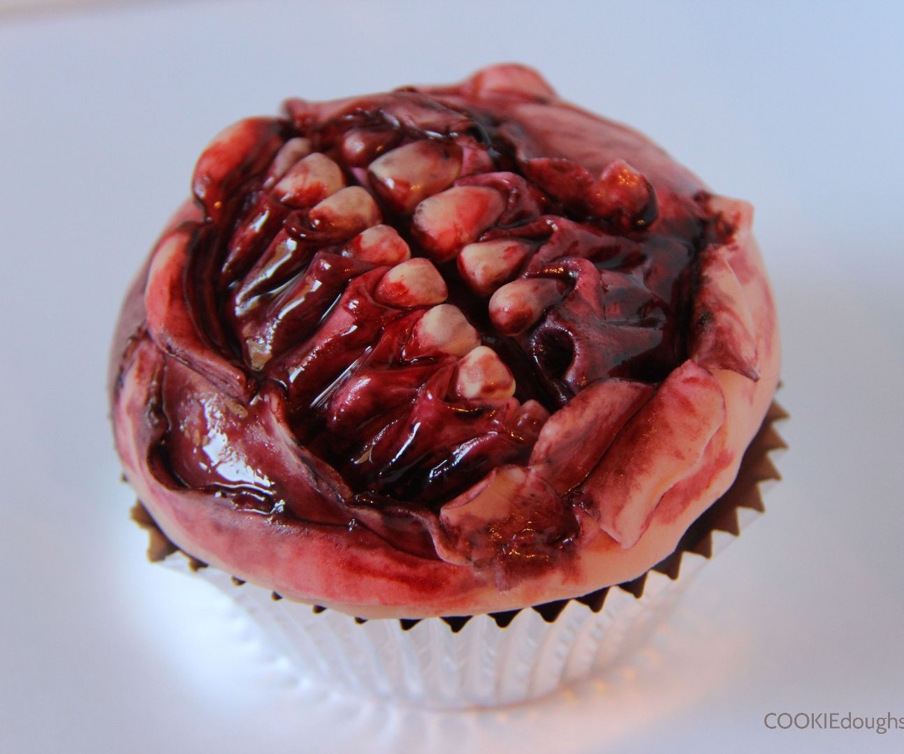 Zombie Mouth Cupcake