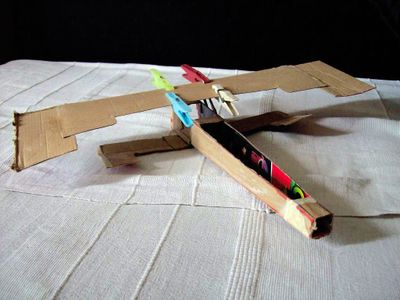 My Cardboard Biplane "KD-1"