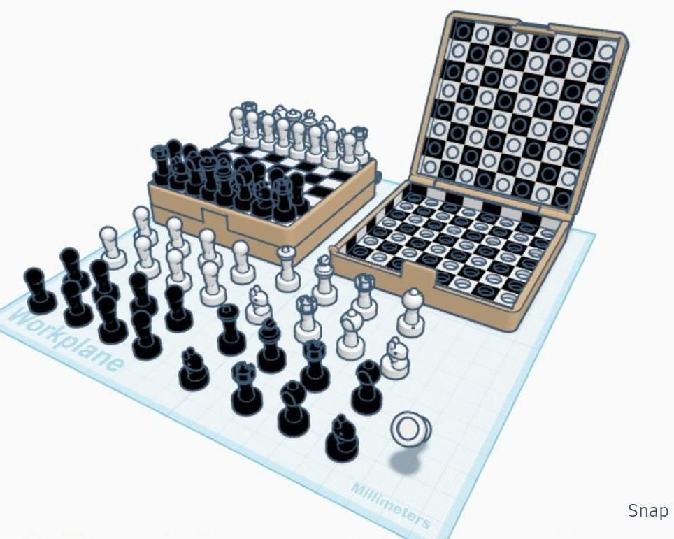 Portable Chess Board