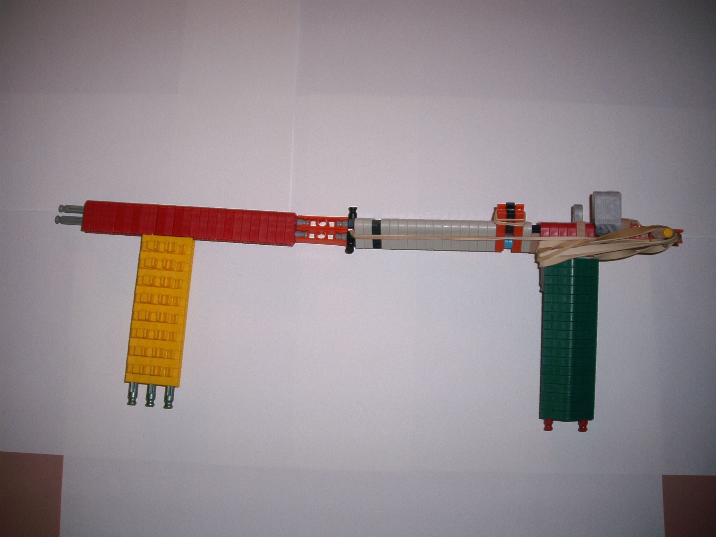 Barrel With Adjustable Handle for KillerK Knex Gun.