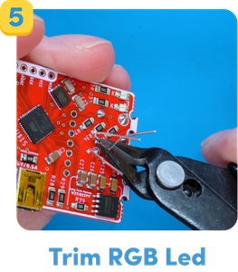 Fit and Solder the RGB LED