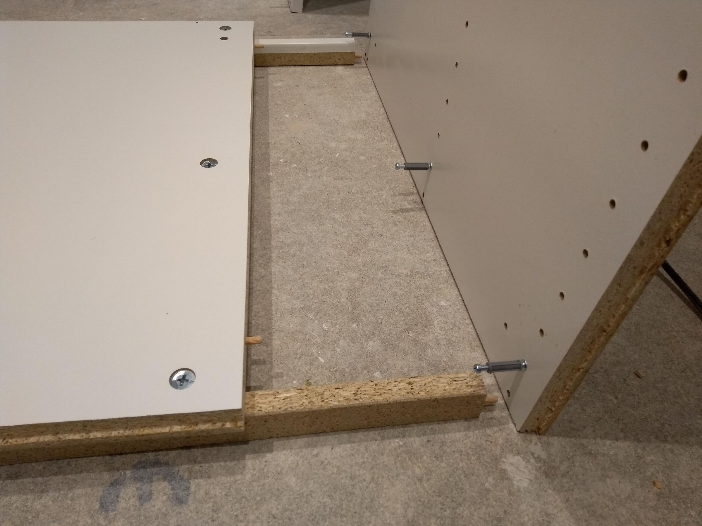 IKEA Pax Wardrobe Shortening, Reducing Height, Buildingin Floor to