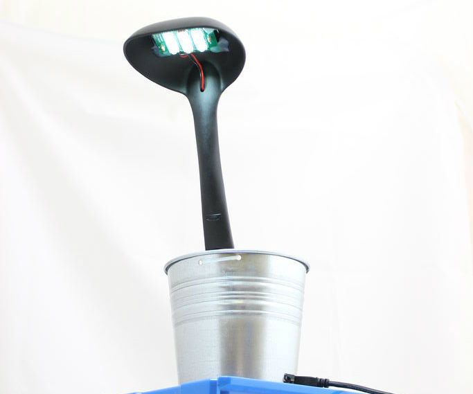 LED Desk Lamp Using Sugru, Ikea Nick-nacks and Kitronik Kit