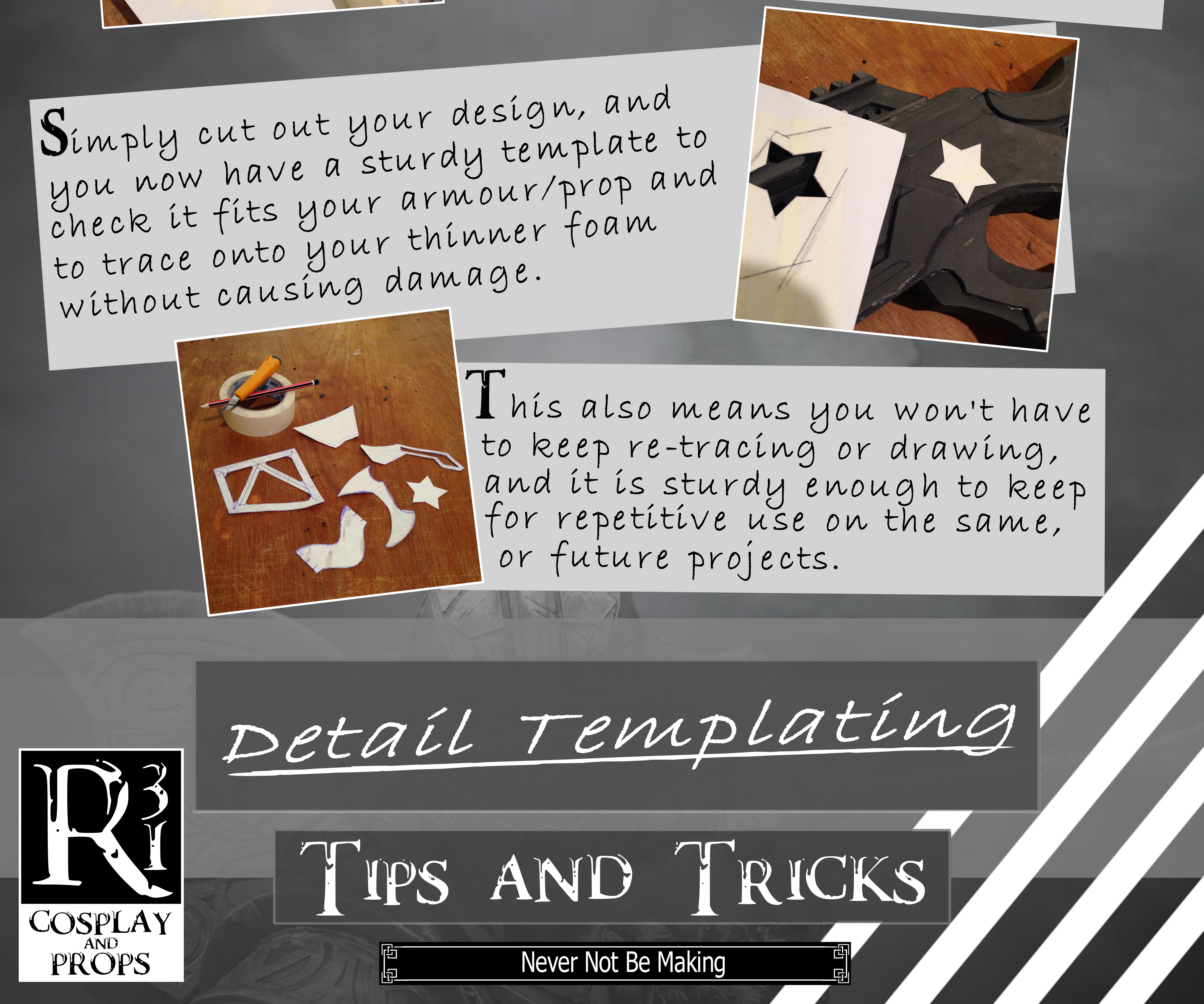 Working With Foam Tips and Tricks - Details and Templating