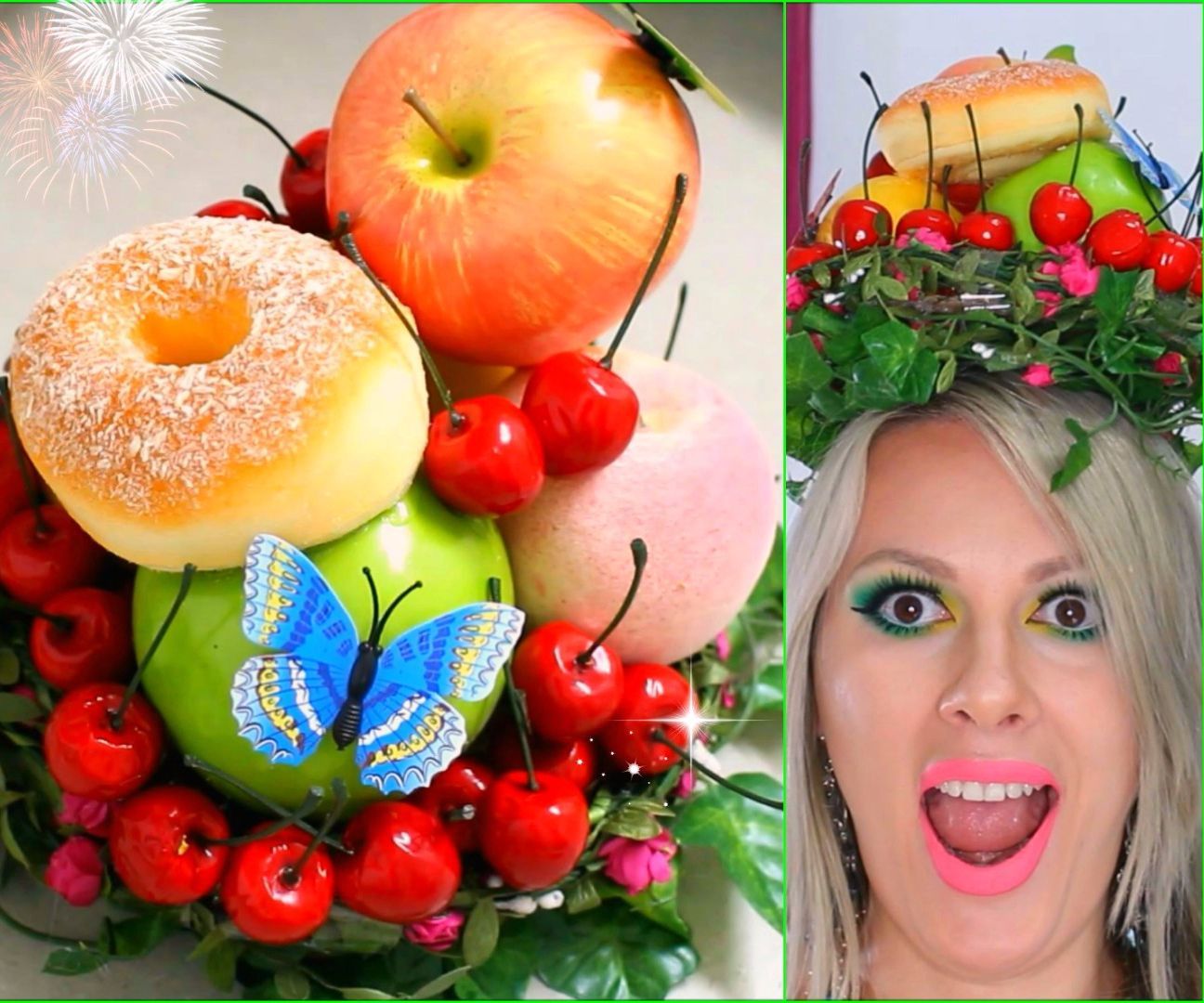 DIY Crafts Fruit Headdress Hat Hair Accessories