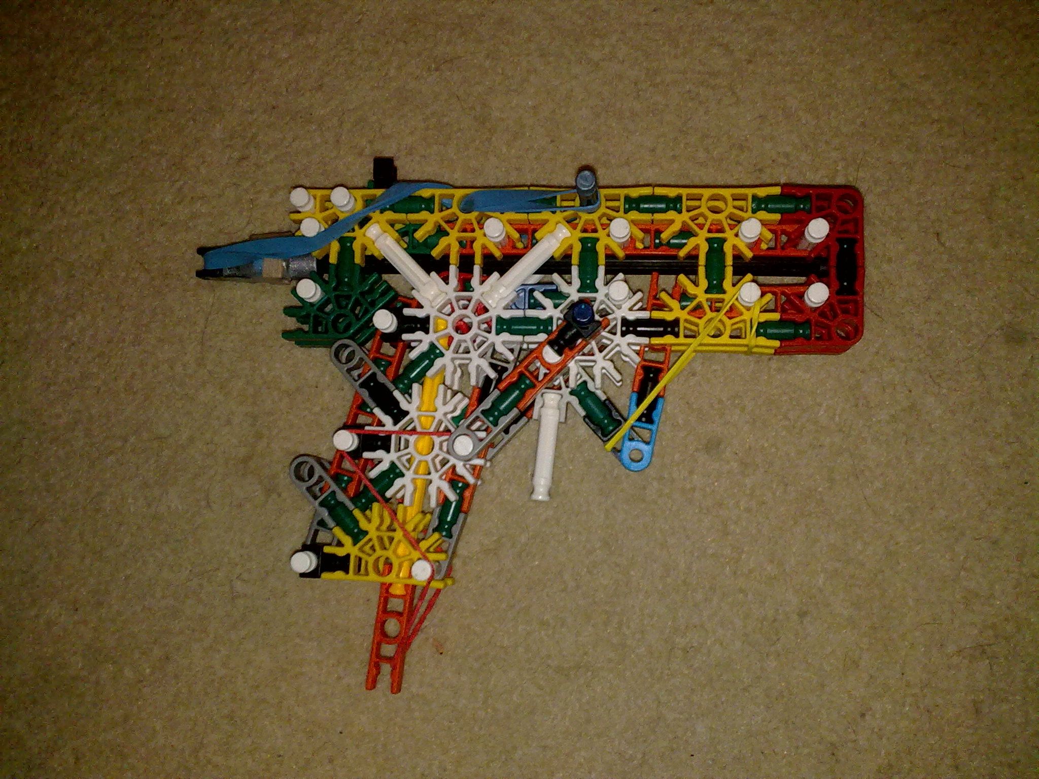 Simple Knex Gun With Mag & True Trigger