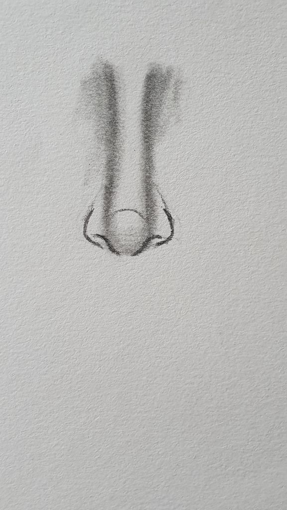 How To Draw A Realistic Nose From The Front 8 Steps Instructables