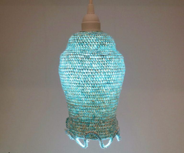 How to Crochet a Whimsical Light Fixture!