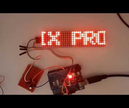 CONTROL LED MATRIX MAX7219 WITH ARDUINO