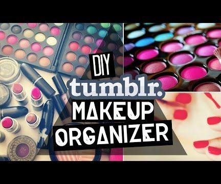DIY Vintage Makeup Organizers