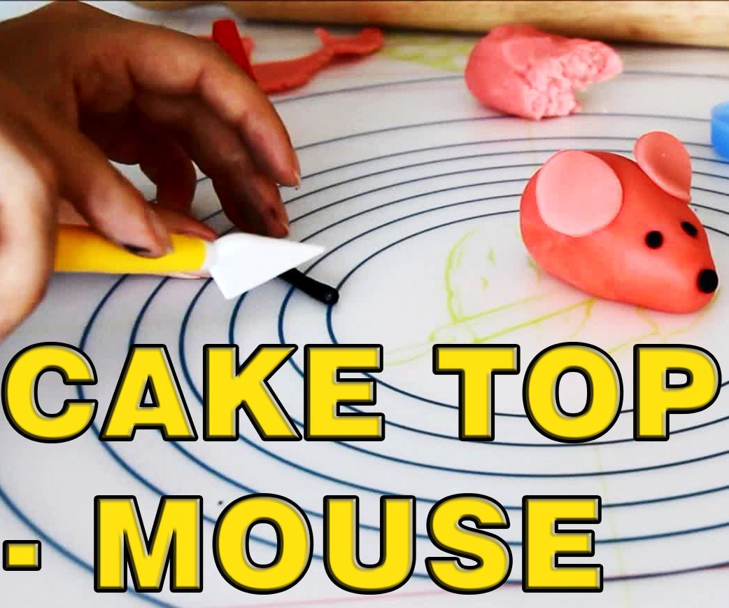 How to Make Fondant Mouse Cake Toppers
