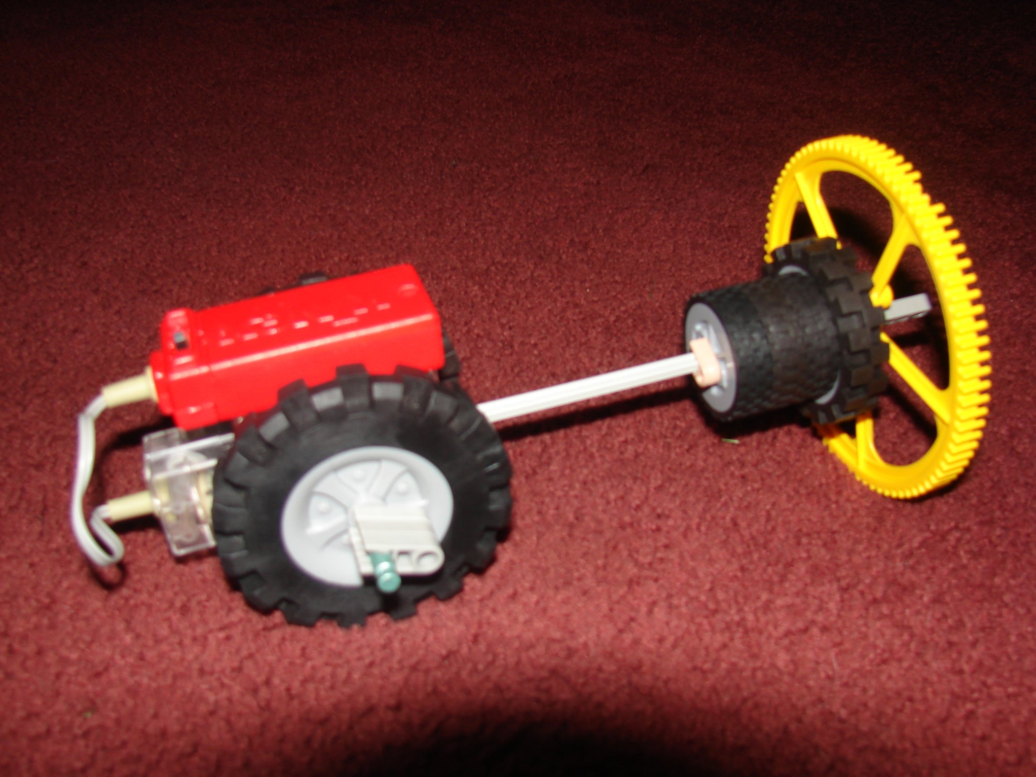 Knex Spinning Car 4 Steps Instructables