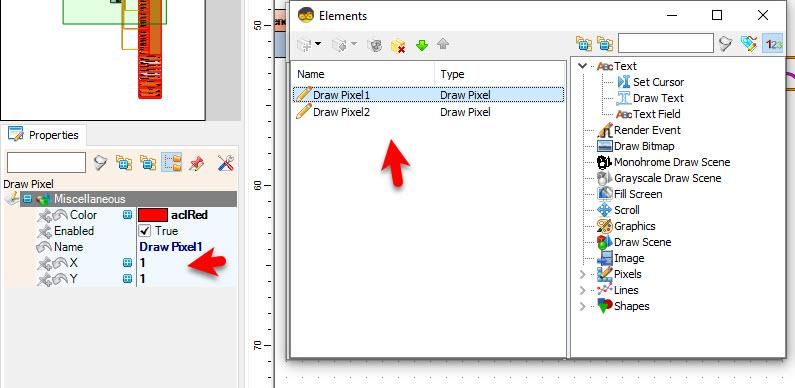 In Visuino Set Components