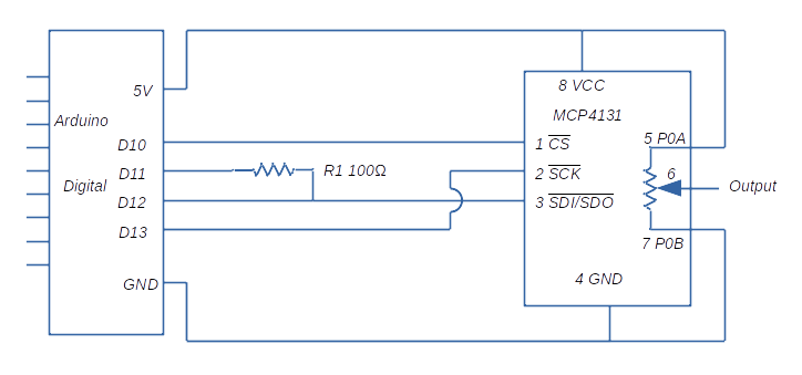 Arduino With MCP4131 Digitally Controlled Potentiometer (DCP) : 8 Steps ...