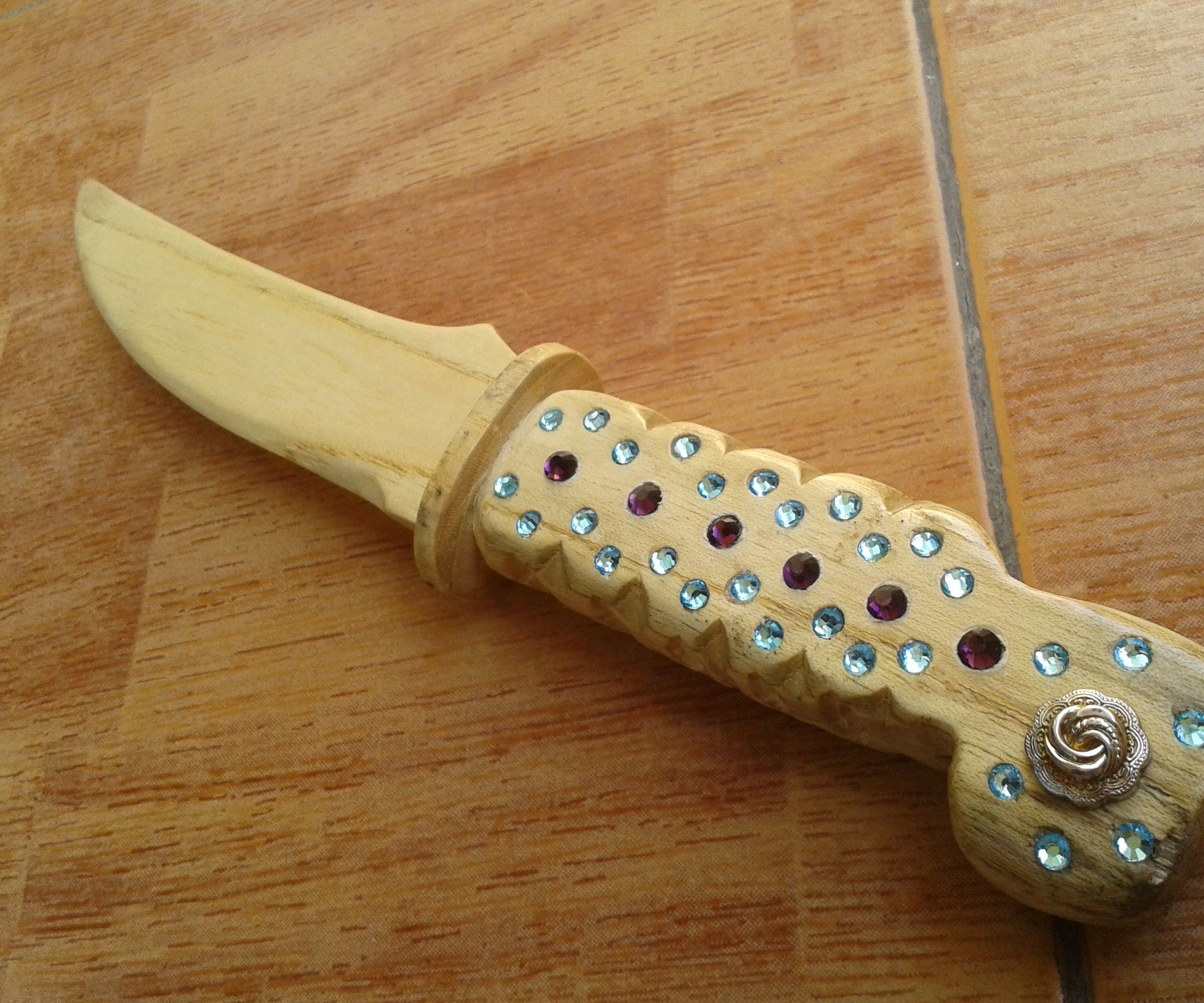 wooden Arabian knife (Khanjar)