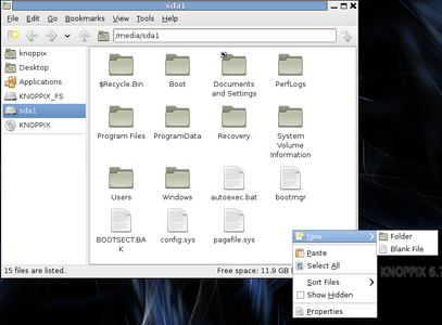 Create a Folder on the "C:\" Drive