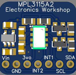 MPL3115A2 Barometric Pressure, Altitude, and Temperature Sensor