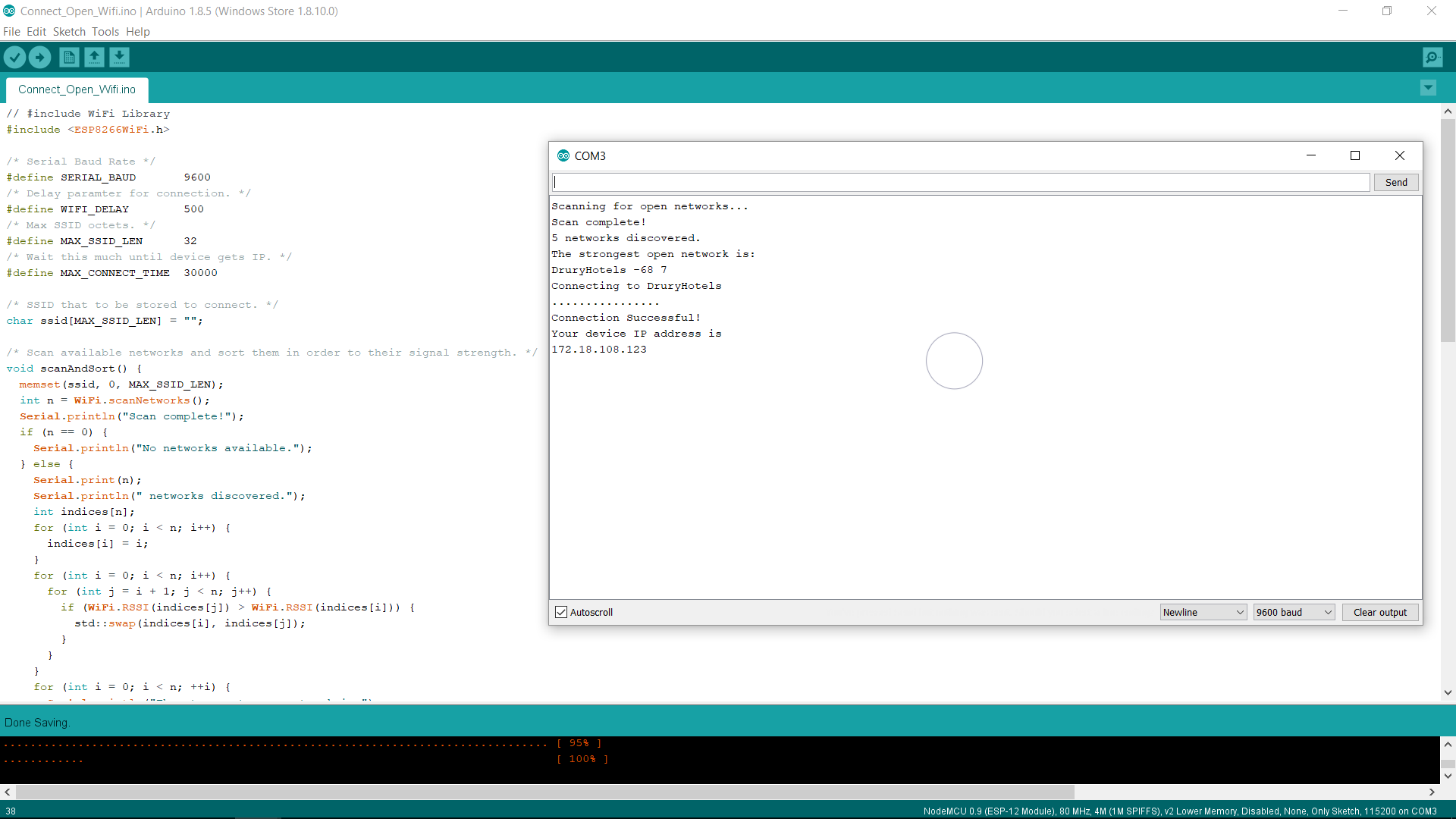 Connect an ESP8266 to Any Open WiFi Network Automatically - Instructables