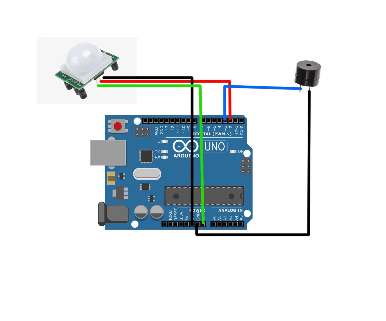 Anti-Theft Infrared Sensor With Arduino