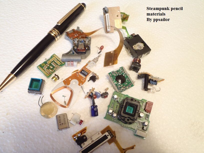Steampunk pencil