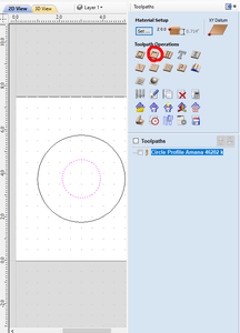 Select Pocket Toolpath