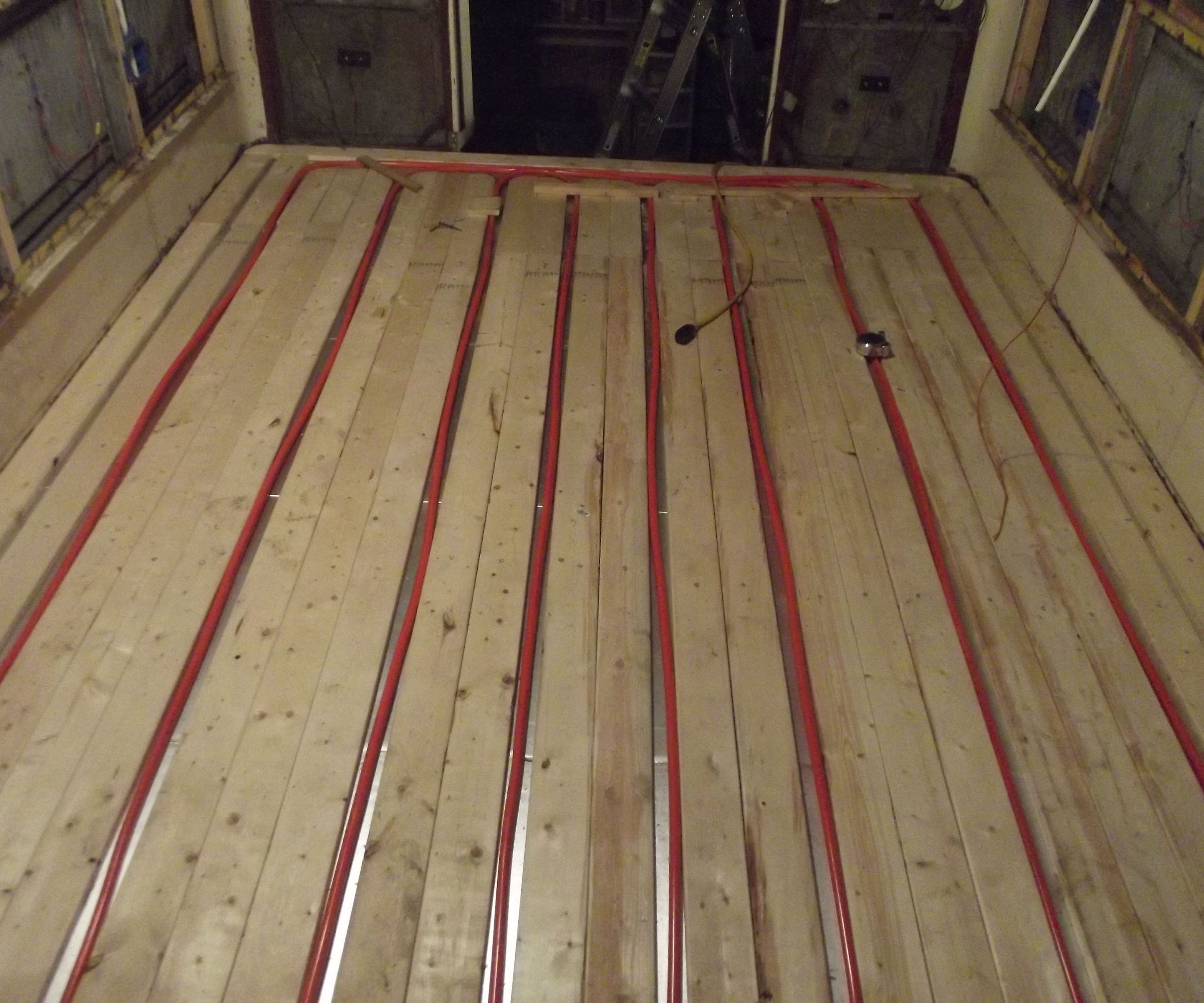 Putting a Heated Floor in a Bus (part 1)