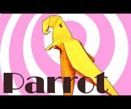 Origami Macaw Parrot