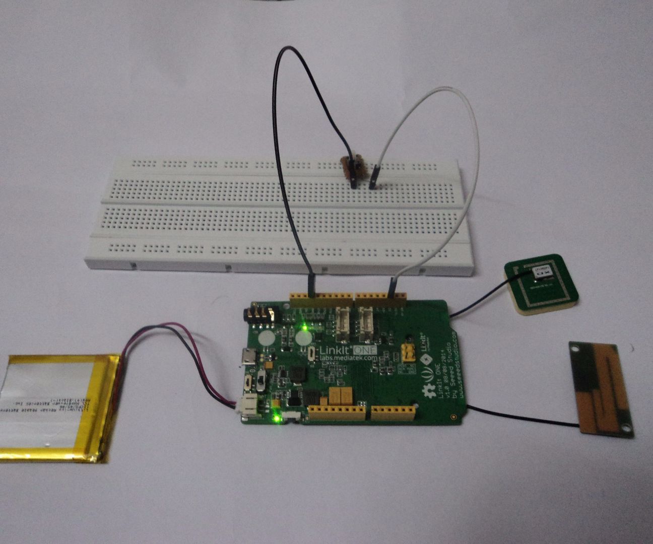 Custom Location SMS Using Linkit One !!