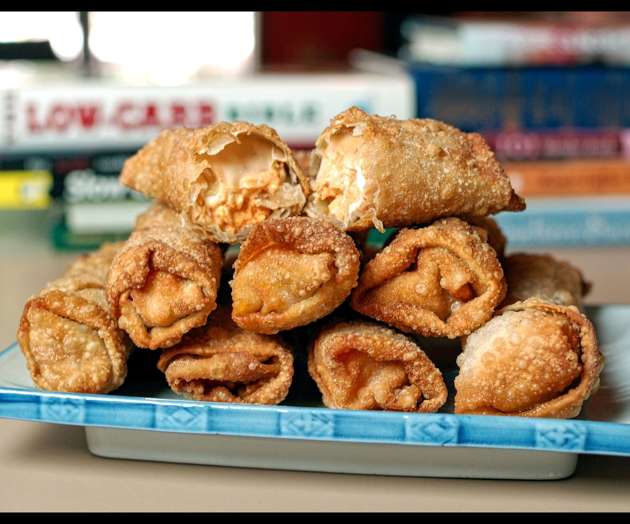 Buffalo Chicken Egg Rolls