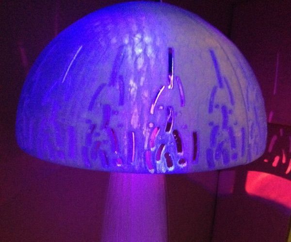 LED Fiber Optic Jellyfish Lamp Nexus Jellyfish 14 Steps (with