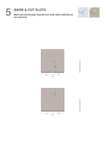 Cut Slots in Base Pieces