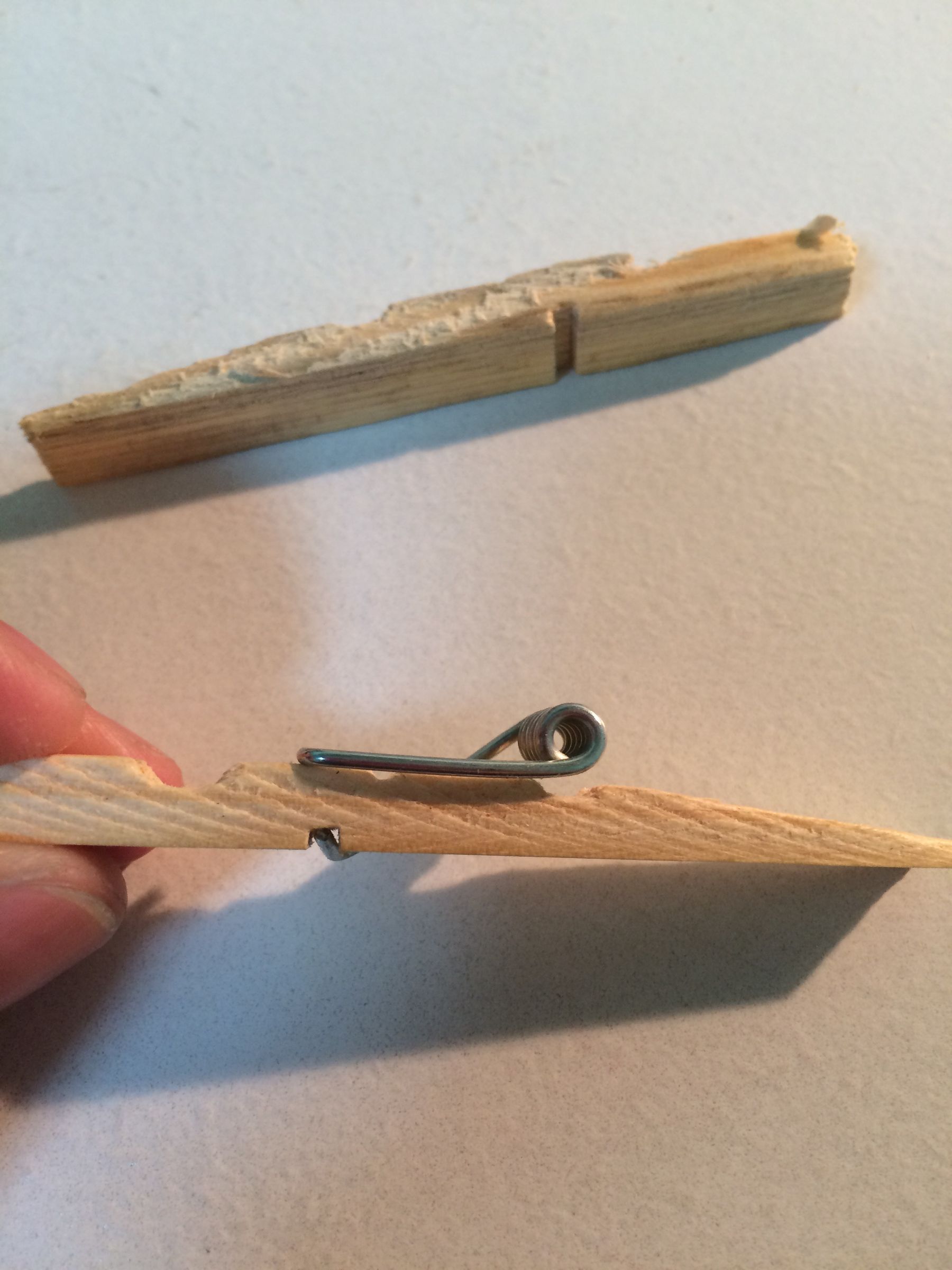 How to Make a Mini Clothespin Crossbow 7 Steps Instructables
