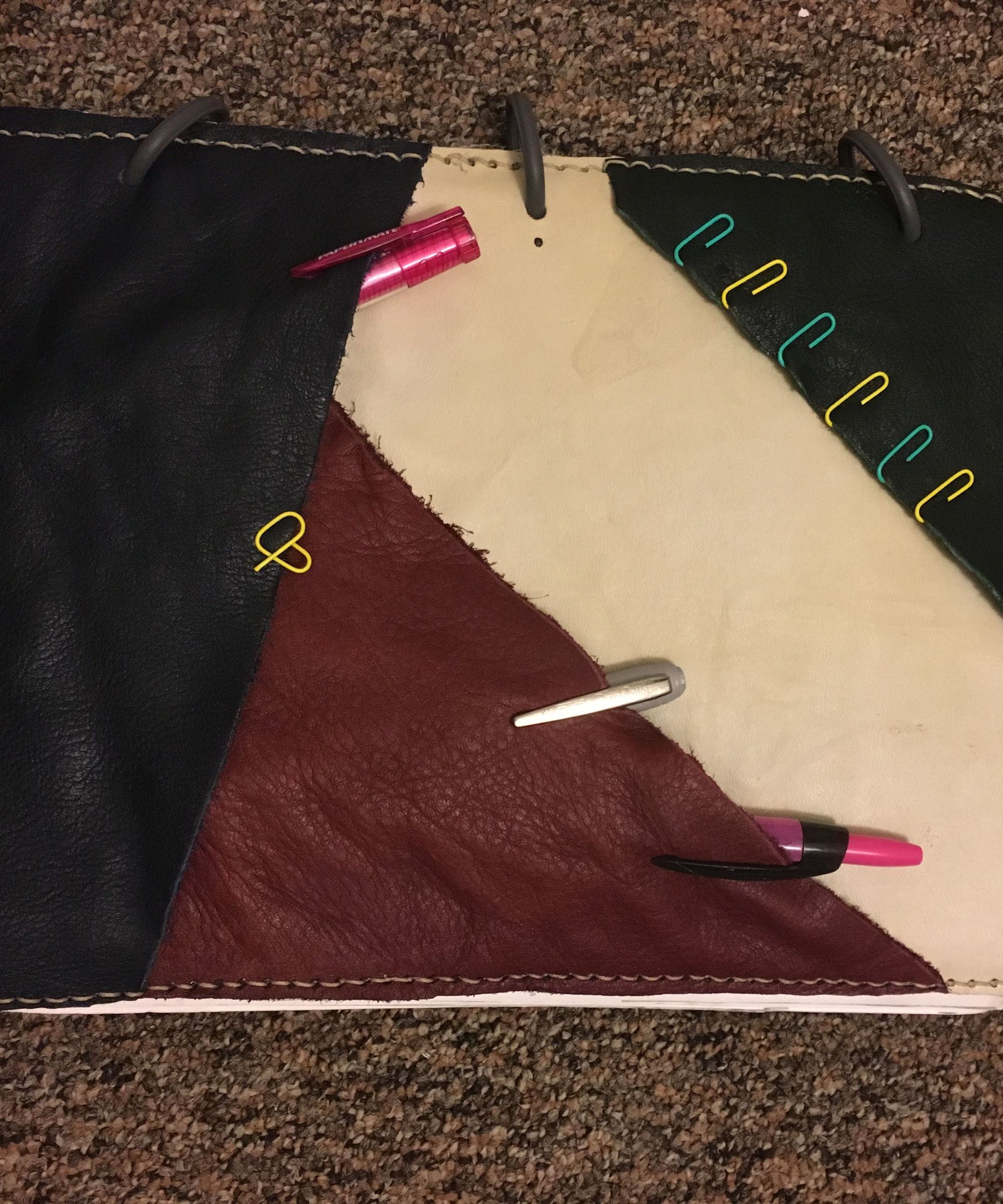 Hand Stitched Leather Sketchbook 