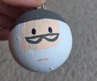 Dumbledore, McGonagall, Draco Malfoy Christmas Ornaments