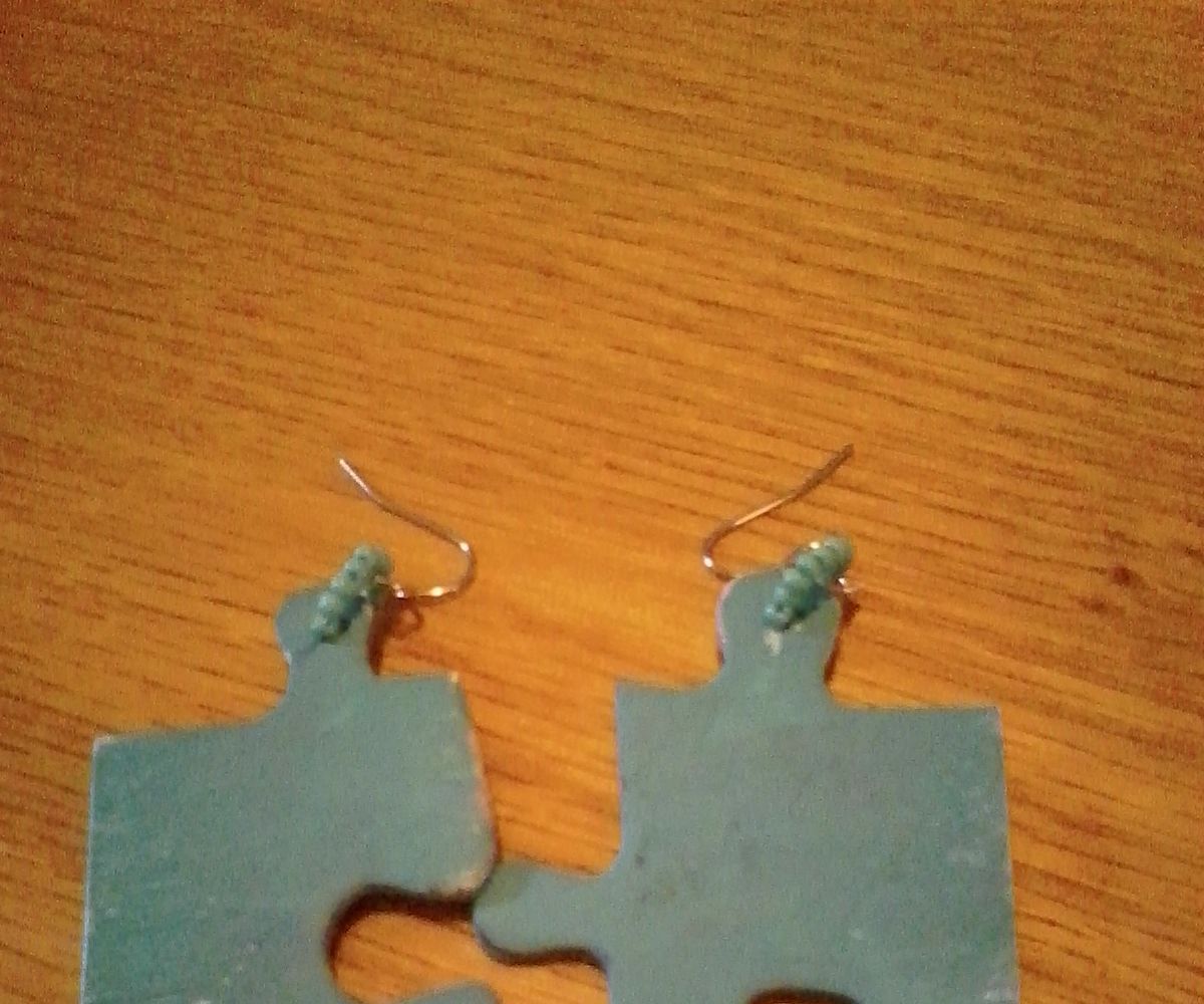 Puzzle Piece Earrings