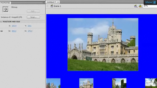 make presentation with flash Add the Remaining Images