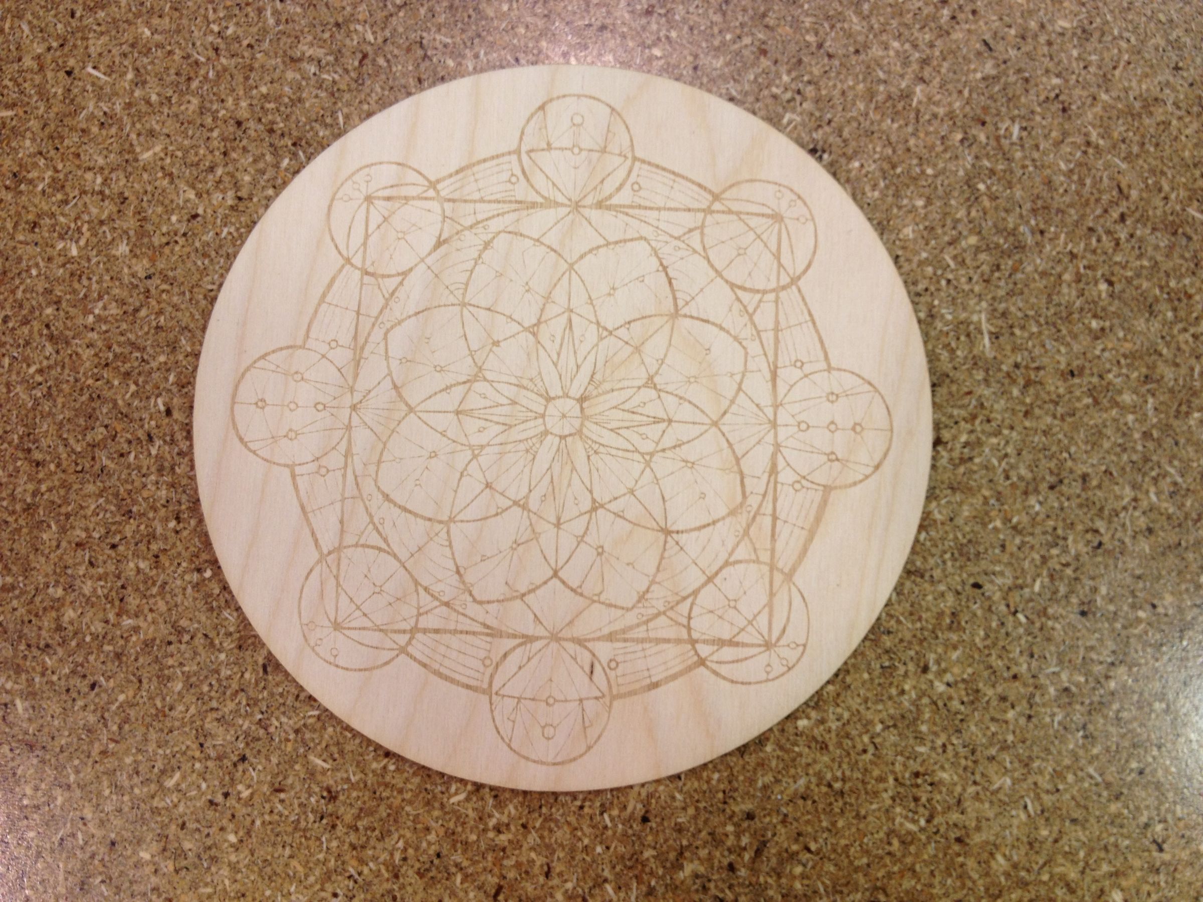 Wooden Stickers at Techshop-Austin Tx