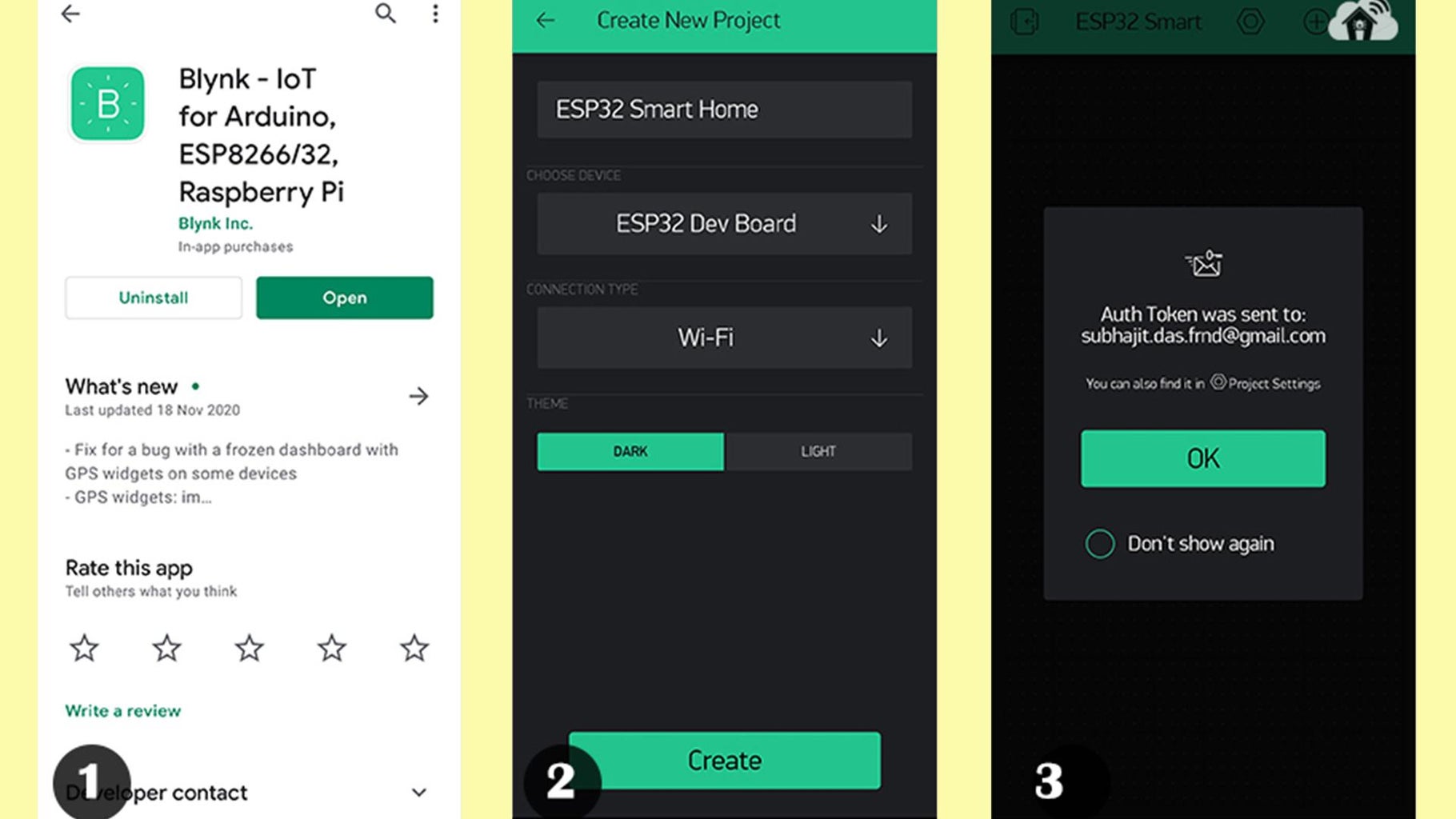Smart Home Automation Using Blynk & ESP32 IoT Projects | WiFi & Manual ...