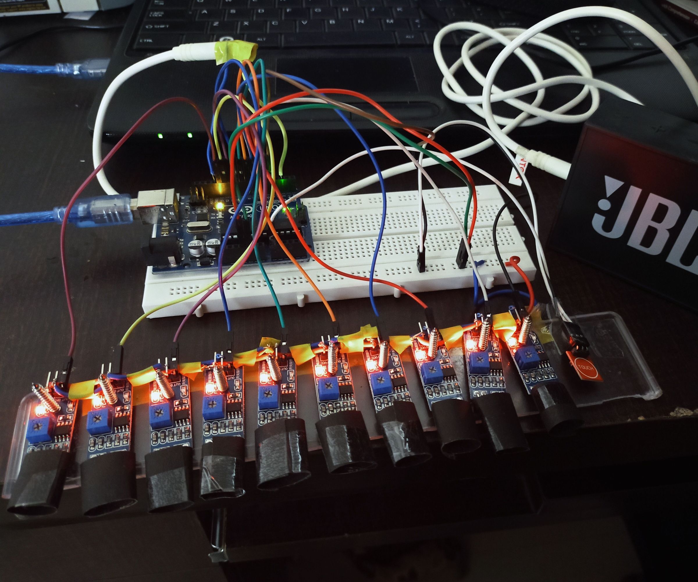 Air Piano Using IR Proximity Sensor, Speaker and Arduino Uno (Upgraded/part-2)